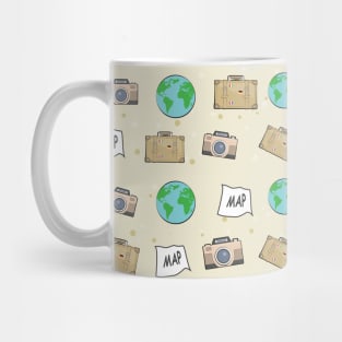 Travelling Style Pattern Mug